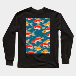 Fish pattern, a perfect gift for Anglers, Fisherman or any Nature Lover #1 Long Sleeve T-Shirt